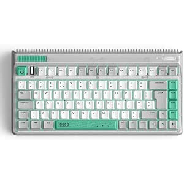 IQUNIX OG80 WORMHOLE mehāniskā tastatūra Apvienotās Karalistes izkārtojums TKL 83 taustiņi, bezvadu slīpa F sērija, karsti maināmi Cherry MX Browns