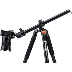 Fotopro Camera Tripod with Ball Head, Horizontal Overhead Shooting Travel Tripod, Universal Travel Tripod for Digital Camera DSLR Video Camcorder Canon Nikon Sony (X-go HR Pro)