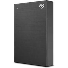 Seagate Backup Plus Portable, 5 TB, tragbare Externe Festplatte, 2.5 Zoll, USB 3.0, PC, piezīmjdators un Mac, schwarz, modeļa numurs: STHP5000400