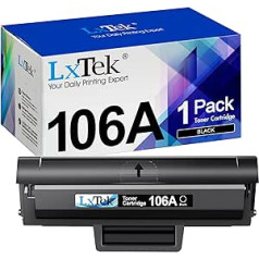 LxTek 106A dažų kasetė su lustu, suderinama su HP 106A W1106A, dažų kasetė, skirta HP Laser 107w / 107a / 107r, HP Laser MFP 135wg / 137fwg / 135a / 135r / 13,fwn / 13,fwn