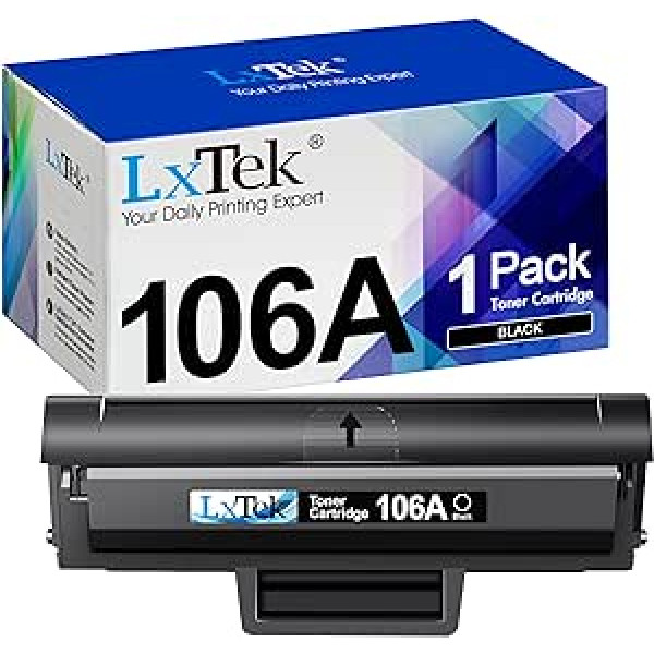 LxTek 106A tonera kasetne ar mikroshēmu, kas saderīga ar HP 106A W1106A, tonera kasetne HP Laser 107w / 107a / 107r, HP Laser MFP 135wg / 137fwg / 135a / 135r / 13,7fwn / 13,fwn