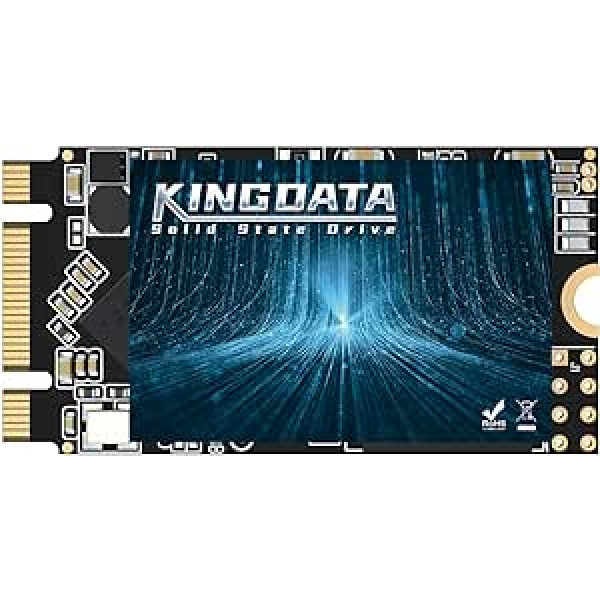 KINGDATA SSD M.2 2242 250 GB Ngff iekšējais cietvielu disks 1 TB 500 GB 256 GB 120 GB galddatoru klēpjdatoriem SATA III 6 Gb/s augstas veiktspējas cietais disks (250 GB, M.2 2242)