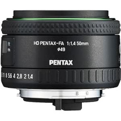 HD PENTAX-FA 50mmF1.4 standarta objektīvs lietošanai ar digitālajām SLR kamerām ar K-Mount savienotāju