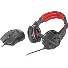 Trust Gaming 21472 GXT 784 Gaming-austiņas un Maus schwarz