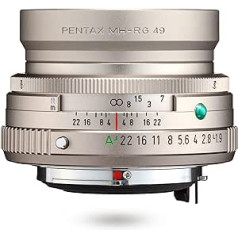 Pentax Pentax-FA 43mmF1.8 ierobežots sudraba platleņķa objektīvs ar jaudīgu HD pārklājumu Pentax K sistēmai ar 35 mm pilna kadra sensoru, 20150. g.