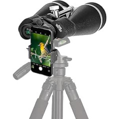 Gosky Skyview 20 x 80 astronomijas binokļi, milzu binokļi ar digitoskopisko adapteri — Mēness vērošanai, putnu vērošanai, apskates objektiem, šaušanai, zvaigžņu vērošanai