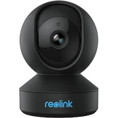 Reolink 4MP IP kamera iekštelpu tālvadības kamera Innen WLAN Schwenkbar, 2,4 GHz un 5 GHz WiFi, 2 Wege-Audio, mājas un mazuļa monitors, E1 Pro (Generalüberholt)