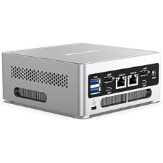 MINIS Forum Mini PC NAB7 Intel Core i7-12700H procesors līdz 4,7 GHz, 14C/20T, bez RAM/SSD, Dual 2.5G LAN Galddators, 2 x HDMI, 3 x USB Type-C, 4 x USB Type A, Wi -Fi 6, BT5.2