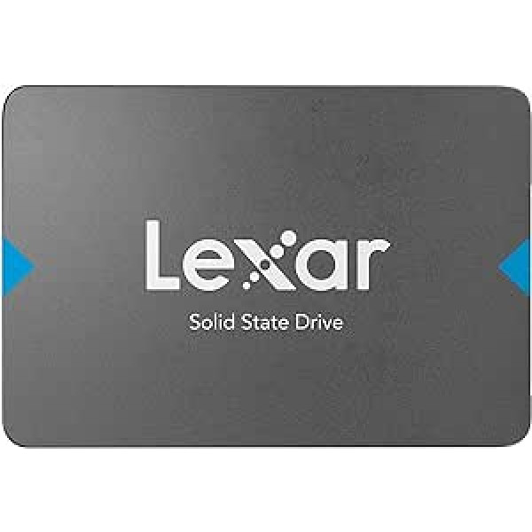 Lexar NQ100 2,5 collu SATA III (6 Gb/s) 240 GB SSD, līdz 550 MB/s lasīšanas cietvielu diskdzinis, iekšējais SSD klēpjdatoram, galddators/personālais dators (LNQ100X240G-RNNNG)