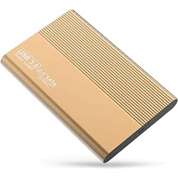 Ārējais cietais disks Pārnēsājamais cietais disks Ārējais USB 3.0 dublējumkopijas HDD Portable televizoram, personālajam datoram, MacBook, MacBook, Chromebook datoram, Wii u, klēpjdatoram, galddatoram, Windows