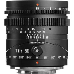 TTTartisan 50 mm f1.4 slīps objektīvs, pilns kadrs, manuāli portreta objektīvi, liela apertūra, saderīgs ar Fuji X stiprinājumu