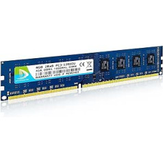 DUOMEIQI DDR3 RAM 4 GB PC3 12800 UDIMM DDR3 1600 MHz RAM PC3-12800U CL11 1,5 V 240 Pin Nicht-ECC ungepuffert 2RX8 Dual Rank Desktop Speichermodul for Intel AMD