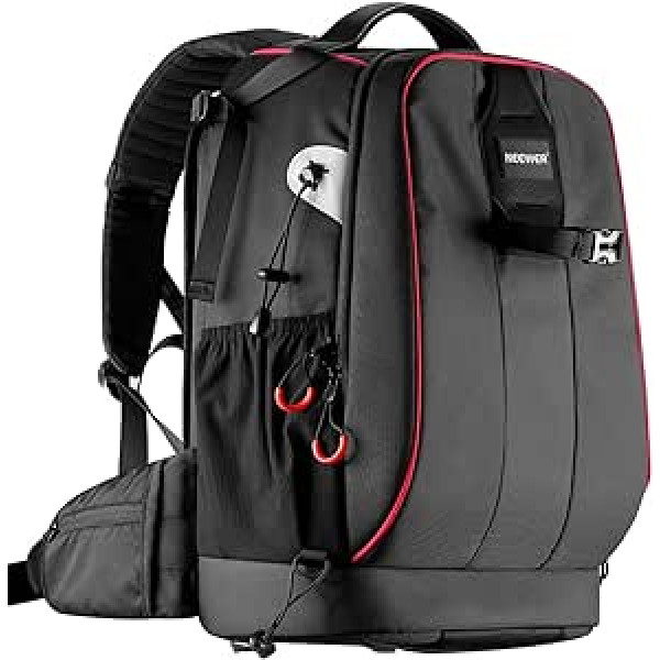 Neewer Pro wasserdicht stoßfest Verstellbarer gepolsterter Kamera Rucksack Tasche ar Diebstahlschutz Zahlenschloss für DSLR DJI Drone Statīvas zibspuldzes objekts un citi objekti