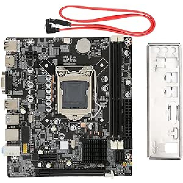 LGA 1155 DDR3 Computer Motherboard for Intel Gaming Motherboard with 3 SATA2.0/1 SATA3.0 Dual Channels DDR3 RAM 4PIN/24PIN Power Connector