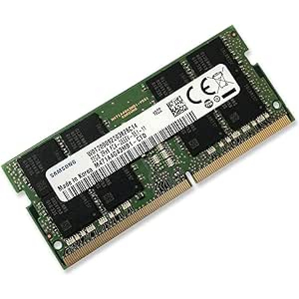 Samsung 32 GB DDR4 2666 MHz RAM atmiņas modulis klēpjdatoriem (260 pin SODIMM, 1,2 V) M471A4G43MB1