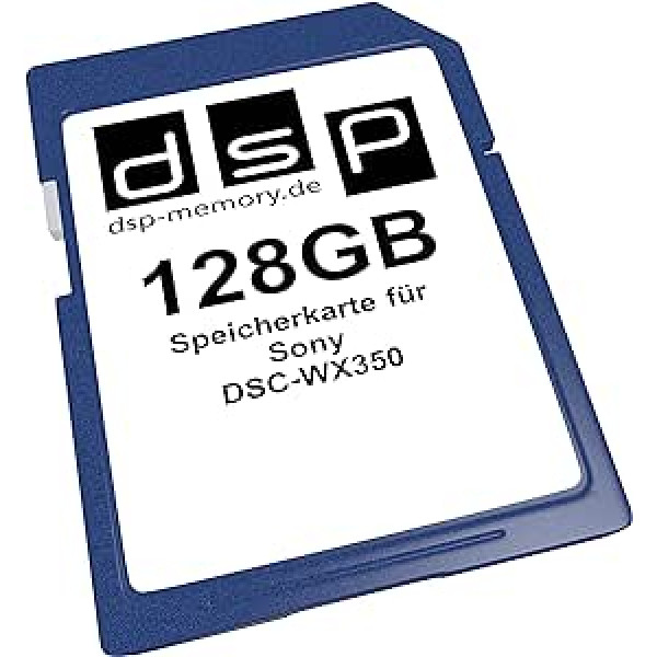 128 GB Memory Card for Sony DSC-WX350