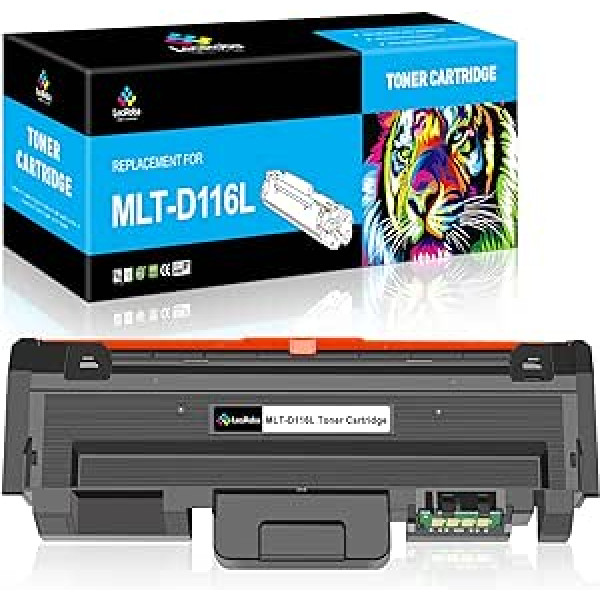 LeciRoba MLT-D116L D116L D116S Toneris Samsung SL-M2625d M2626D M2675F M2675FN M2676N M2676FH M2825ND M2825DW M2825FD M2825DW M7F M2826ND M7F5 M8FD M2836ND M8F nd M2876HN M2885fw printeris (1 melns)