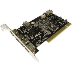 NEWlink USB 2.0 un Firewire PCI karte ar iekšējiem portiem — NWLUSBFIR