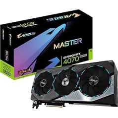 Gigabyte Aorus GeForce RTX 4070 Super Master 12G NVIDIA 12 Go GDDR6X