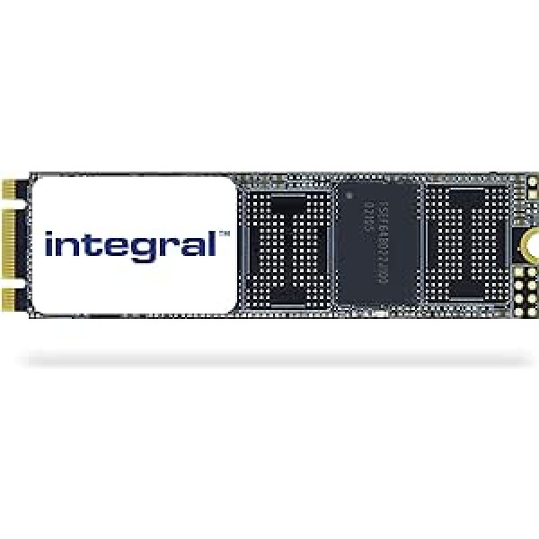 Integrēts 128 GB M.2 SATA III 2280 iekšējais SSD, līdz 480 MB/s Lasīšana 400 MB/s rakstīšana