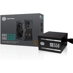 Cooler Master MWE Bronze 550 PC Netzteil 'Non-Modular, 80 Plus Bronze, 550W' MPX-5501-ACAAB-EU