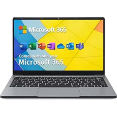 jumper Laptop 14 Inch, Microsoft Office 365, 8GB DDR4 256GB SSD Full HD Notebook Windows 10, Intel Celeron N4020, Dual Band WiFi, USB 3.0, Bluetooth, 256GB TF Memory Expansion, with QWERTZ Layout