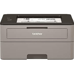 Brother HL-L2310D kompaktiškas nespalvotas lazerinis spausdintuvas (30 puslapių / min., A4, tikras 1200 x 1200 dpi, dvipusis spausdinimas, uždara 250 lapų popieriaus kasetė, USB 2.0)