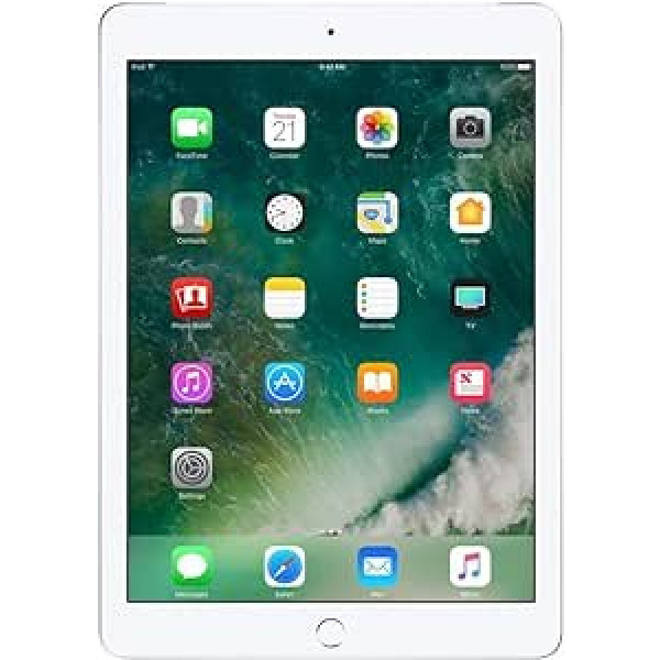 Apple iPad 9.7 (5. Gen) 128 GB Wi-Fi + mobilais — Silber — Entriegelte (Generalüberholt)