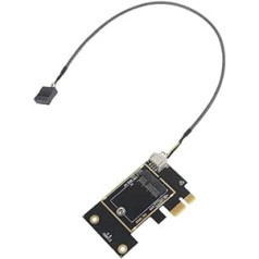 HighZer0 Electronics M.2 NGFF bezvadu karte uz PCI-e 1X adapteri M.2 ar Bluetooth saderīga tīkla karte uz WiFi WLAN pārveidotāju darbvirsma 8260.