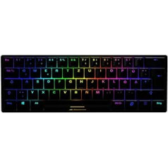 Sharkoon Skiller SGK50 S4 BK Kailh Red, USB spēļu tastatūra, melna