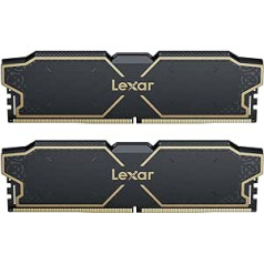 Lexar THOR OC DDR5 RAM 32 GB komplekts (16 GB x 2) 6000 MHz, DRAM 288 kontaktu UDIMM galddators-Speicher, Hochleistungs-Computerspeicher für XMP 3.0 & AMD EXPO, CL32-38-38-322LDGDRG16 )