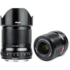 VILTROX 23 mm F1.4 Z-Mount Prime objektīvs Nikon Z fc Z7 II Z6 II Z5 Z6 Z7 Z50 fiksēts fokusa attālums STM APS-C automātiskais fokuss, melns