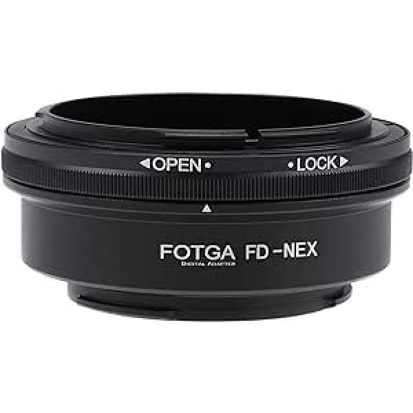 Hersmay FD-NEX objektīva adaptera gredzens Canon FD FL objektīvam uz E Mount kamerai Sony E Mount A7 A7II A7III A7IV A7R A7RII A7RIII A9 NEX-3 NEX-7 6 5N A6600 A6500 A6400 A63000000 A60