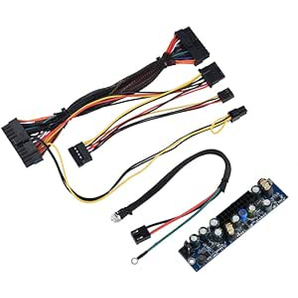 DC 12V 120W Power Supply Computer PC Power Supply Module with 24Pin ATX/DC Input Cable, Suitable for Computers, HTPC, POS, Digital Set-Top Boxes, ITX Casing etc