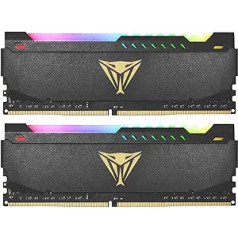 Patriot Viper Steel RGB DDR4 32GB (2 x 16GB) 3200MHz CL16 Gaming Memory Kit