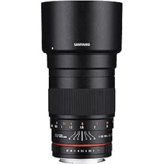 Samyang 135 mm f/2.0 ED UMC teleobjektivitāte Nikon digitālajām SLR kamerām