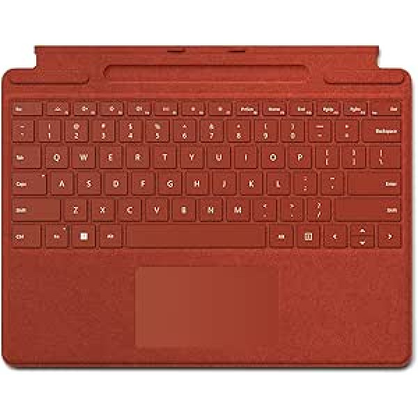 Microsoft Surface Pro paraksta tastatūra, magoņu sarkana