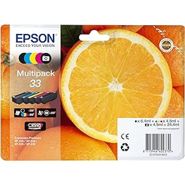 Epson EP64527 ink cartridges 5-pack