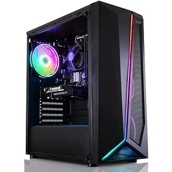 AWD-IT spēļu galddators — AMD Ryzen 3600 procesors • NVIDIA RTX 3060 12GB • 16GB DDR4 RAM • 240GB SSD • 1TB HDD • Patriot Case • Windows 11