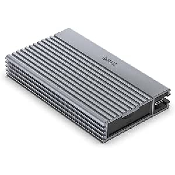 ZIKE 40Gbps M.2 NVMe SSD Enclosure USB4.0 up to 3811MB/s Aluminium Case Z666, Compatible with Thunderbolt4 M.2 M-Key 2280, USB4 USB3.2 Gen2/Gen1 PCI-E Gen 4x4 Tool-Free Installation