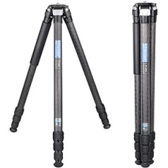 Carbon Fiber Tripod, Heavy Duty Camera Tripod, Ultra Strong and Lightweight Professional Camera Travel Tripod for DSLR Camera, Heavy Duty 29mm 8 Layers Ultra Compact Max Load 20kg