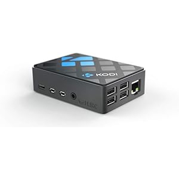 Flirc Raspberry Pi 4 Case Black Kodi