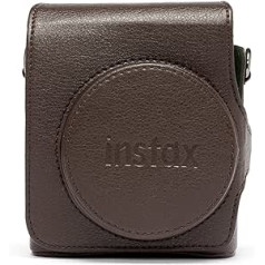 Instax Mini 90 Protective Case Made of Polyurethane Leather with Strap