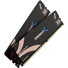 SABRENT Rocket DDR5 32GB U-DIMM 4800MHz atmiņas komplekts (2x16GB) galddatoriem un personālajiem datoriem (SB-DR5U-16GX2)