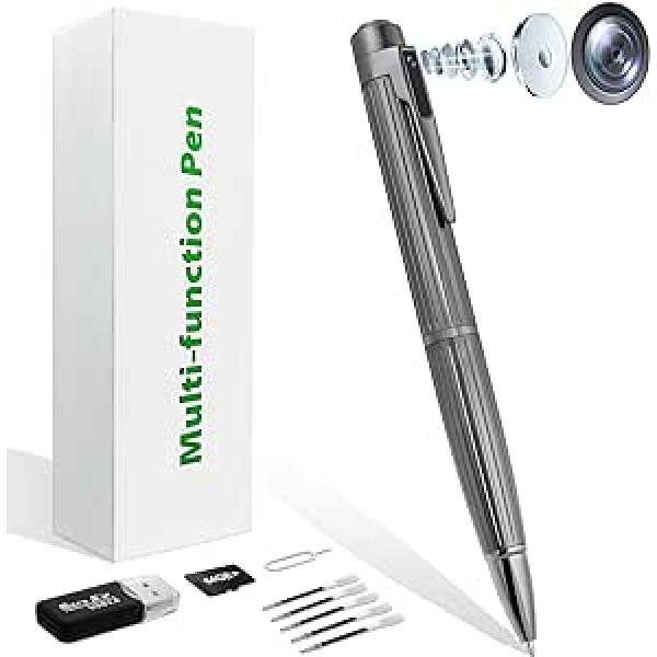 OTADUG Spy Pen Camera Slēptā kamera 1080P 64GB ar kustību uzraudzības video un audio ierakstīšanu