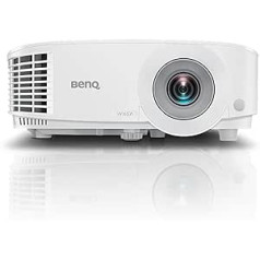 BenQ MW550 DLP-Projektor (WXGA, 1280 x 800 pikseļi, 3600 ANSI lūmeni, HDMI, 20 000:1 Kontrasts, 3D), Weiß, M353357