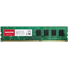 [DDR3 RAM] Gigastone Desktop RAM 4GB DDR3 RAM 4GB DDR3-1600MHz PC3-12800 CL11 1.5V UDIMM 240 Pin/Pin nebuferēta datora atmiņa bez ECC (tikai datora galddatoriem)