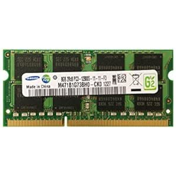 Samsung RAM atmintis 8GB (1 x 8GB) DDR3 PC3L-12800,1600MHz, 204 PIN SODIMM nešiojamiesiems kompiuteriams