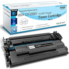 ASEKER saderīga tonera kasetne 89X CF289X 89A CF289A, kas paredzēta HP Laserjet Enterprise M507 M507x M507n MFP M528dn M528f M528 M507dn M528c M528z printerim, augstas ietilpības printeris, CF289 lappuses 10 izvadi00