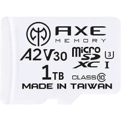 AXE MEMORY 1TB Micro SD Card 4K Ultra HD Video Premium Speed MicroSDXC up to 100MB/s A2 V30 UHS-I U3